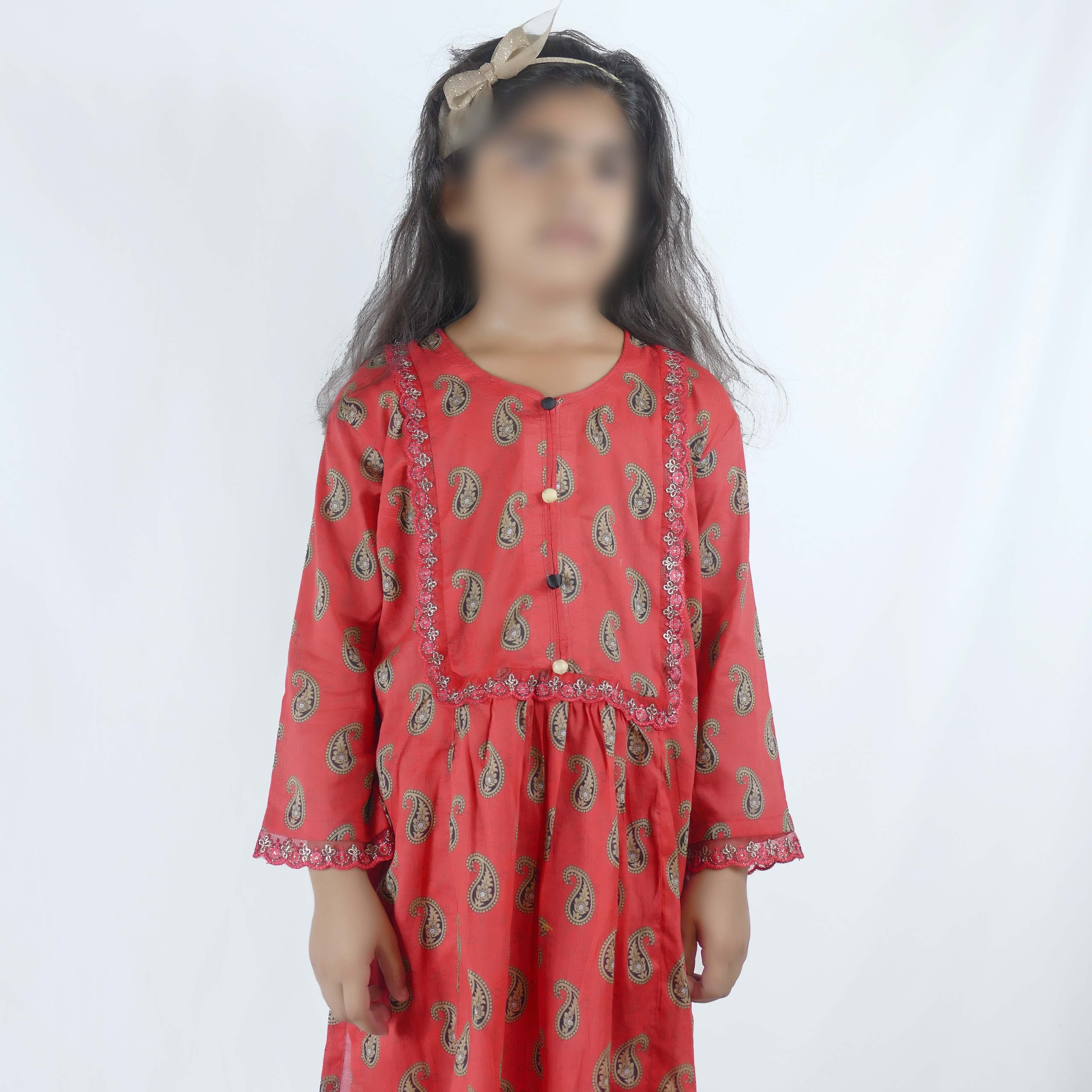 Baby Girl Stitched Dress Nishat Lawn 2024 Anabiyah