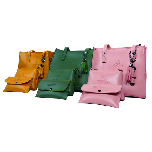 Jule 3PC - Pink Mustard Green Combo Pack